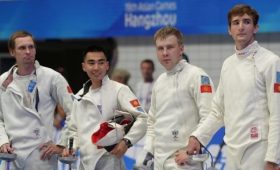 Сборная Кыргызстана заняла 5 место на Азиатских игр. Фото