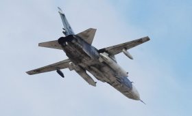 В Волгоградской области разбился бомбардировщик Су-24