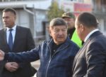 Акылбек Жапаров ознакомился с ходом реконструкции ряда улиц в Джалал-Абаде