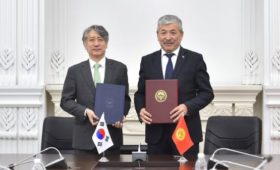 Администрация президента Кыргызстана и посольство Кореи подписали Меморандум о взаимопонимании