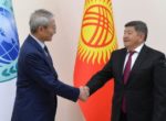 Председатель Кабмина Акылбек Жапаров встретился с генсеком ШОС Чжан Мином