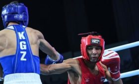 Кыргызстанец нокаутировал соперника и вышел в полуфинал чемпионата Азии. Видео