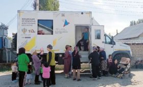 В Чуйской области работает мобильная клиника