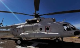 Россия передала МЧС Кыргызстана вертолет МИ-8 МТВ