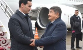 Сердар Бердымухамедов прибыл в Кыргызскую Республику