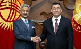 Президент Садыр Жапаров принял министра иностранных дел Индии Субраманияма Джайшанкара