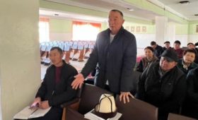 Жителям Нарынской области презентовали проект “Мясной халал-парк в КР”