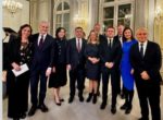 Садыр Жапаров с первой леди приняли участие в приеме от имени президента Франции Макрона