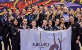 Гимнастки из Кыргызстана завоевали медали на турнире «Огни Енисея»