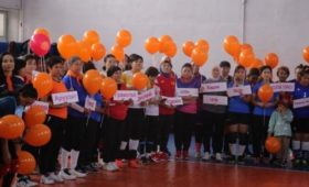 В Бишкеке прошел волейбольный турнир «Лиги матерей»