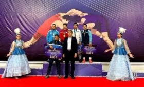Кыргызстанские борцы завоевали золото на международном соревновании в Казахстане
