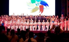 В Бишкеке прошло   открытие вторых детских Дельфийских игр (фото)
