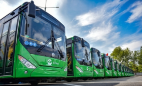 В Бишкек поступило 880 автобусов, в Жалал-Абад — 50, – президент