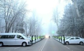 СБНОН МВД получил 28 автомобилей от России