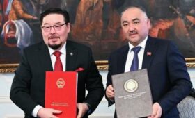 Председатели парламентов Кыргызстана и Монголии подписали меморандум о сотрудничестве