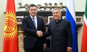 Жапаров и Минниханов обсудили кыргызско-татарское сотрудничество