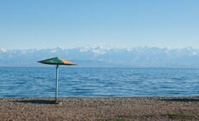 В озеро Иссык-Куль выпустили молодь форели и сиги