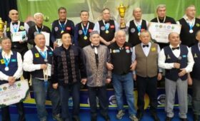 Бильярдисты из Кыргызстана выиграли турнир среди ветеранов в Казахстане