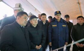 Акылбек Жапаров ознакомился с ходом строительства ряда проектов в Узгене