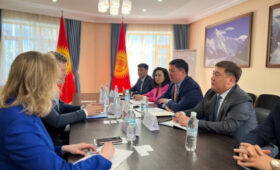 Глава НАИ Талантбек Иманов встретился с делегацией АО “Газпромбанк”