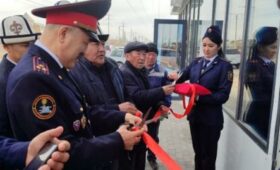 В городе Балыкчы открыт новый участковый пункт милиции
