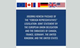 Представительство ЕС и посольства Канады, Франции, Германии, Великобритании и США сделали заявление по законопроекту об НКО