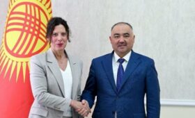 Спикер ЖК Шакиев обсудил с постоянным координатором ООН в Кыргызстане Граве перспективы сотрудничества