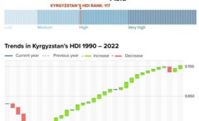 Кыргызстан вошел в число стран с высоким уровнем человеческого развития