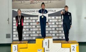 12-летняя гимнастка из Кыргызстана выиграла золото турнира в Италии