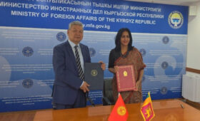 В Бишкеке состоялись политические консультации между МИД Кыргызстана и Шри-Ланка