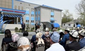 Президент открыл новое здание Жалал-Абадской областной клинической больницы