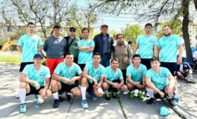 Команда Минтруда участвует в соревнованиях по мини-футболу среди госслужащих