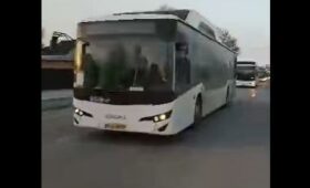 Германия подарила Кыргызстану 17 трехдверных пассажирских автобусов