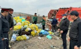 В Чуйской области ликвидировали стихийную свалку медицинских отходов
