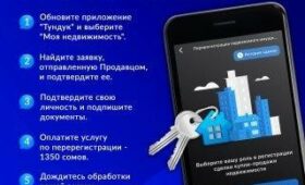 Кыргызстанцы  могут перерегистрировать  квартиру онлайн