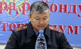 Майрамбек Калманбетов назначен начальником ОВД Жайылского района