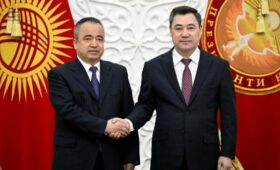 Садыр Жапаров принял председателя Народного правительства СУАР Китая Эркина Тунияза