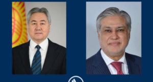 Состоялся телефонный разговор министров иностранных дел Кыргызстана и Пакистана
