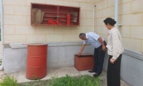 Инспектора пожарного надзора проверили медучреждения Бишкека и Чуйской области 