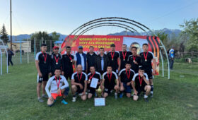 На Иссык-Куле прошли соревнования в честь Героя войны Казака Жаркымбаева