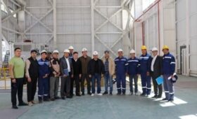 Министр энергетики встретился с работниками Таласского ПЭС