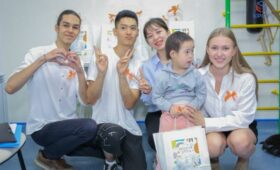 В детском реабилитационном центре “Келечек” провели праздник для детей