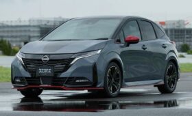 Nissan обновил Note Aura Nismo: полный привод и алюминиевые колёсные диски