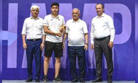 Архат Медетбеков признан лучшим молодым игроком турнира по футзалу в Ташкенте