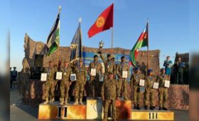 Кыргызстанские военнослужащие стали лучшими на соревнованиях в рамках учений в Казахстане 