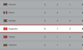 Олимпиада-2024: Сборная Кыргызстана занимает 58 место из 80 стран. Таблица