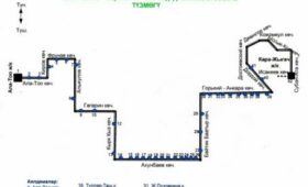 В Бишкеке частично изменили  схему  движения автобуса №25