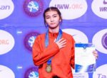 Саида Сабырова — чемпионка мира по грепплингу (U-15) в Астане