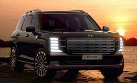 Рассекречен новый Hyundai Palisade: суровый облик и девятиместный салон