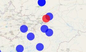 В Ошской области ночью произошло землетрясение силой 3 балла